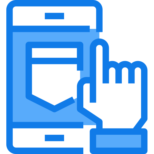 smartphone Justicon Blue icona