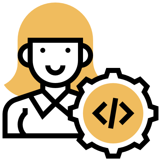 Программист Meticulous Yellow shadow иконка