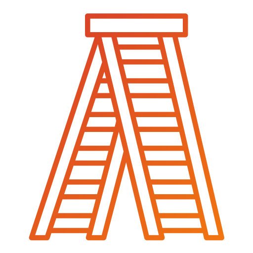 ladder Generic gradient outline icoon