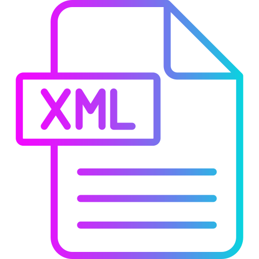 xml Generic gradient outline Icône
