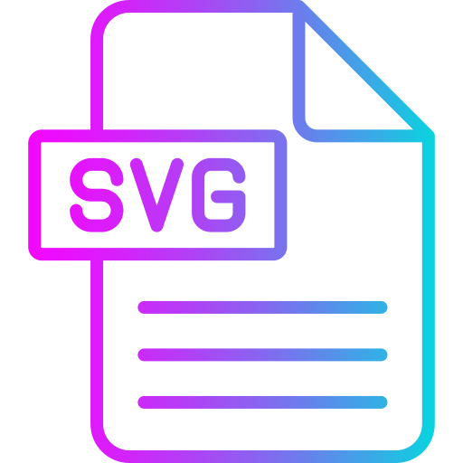 svg Generic gradient outline icona