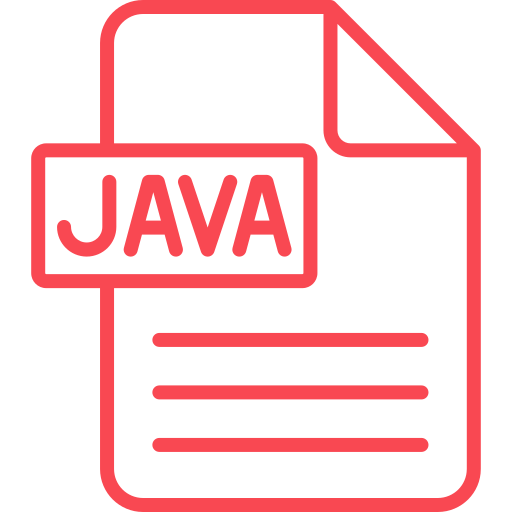 Java Generic color outline icon