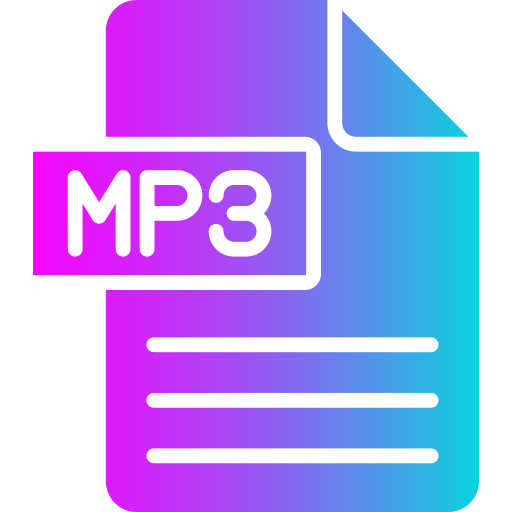 mp3 Generic gradient fill icona
