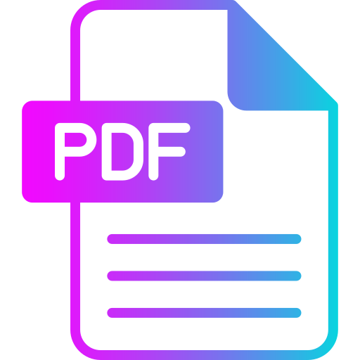 pdf Generic gradient fill Ícone