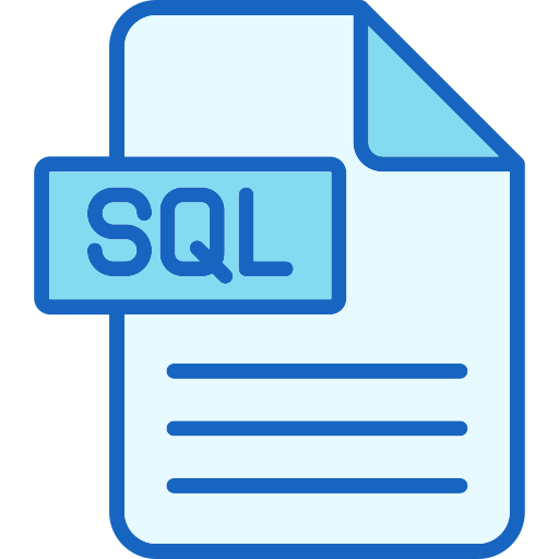 Sql Generic color lineal-color icon