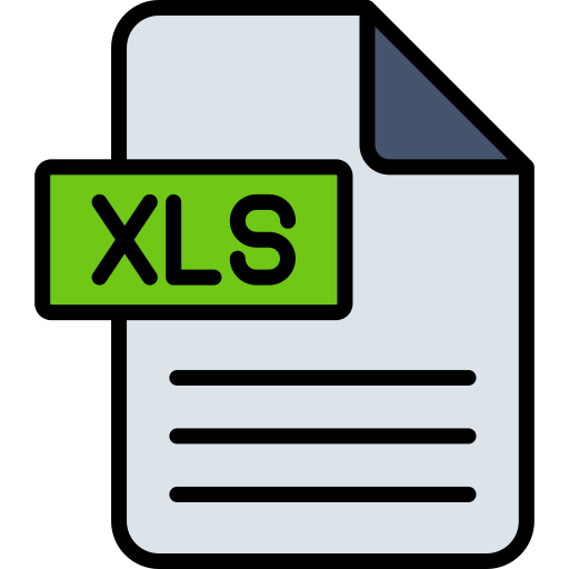 xls Generic color lineal-color icono