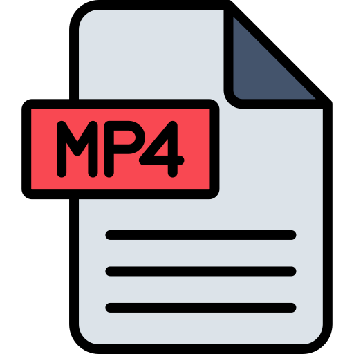 mp4 Generic color lineal-color icon