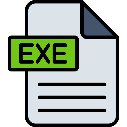 Exe Generic color lineal-color icon