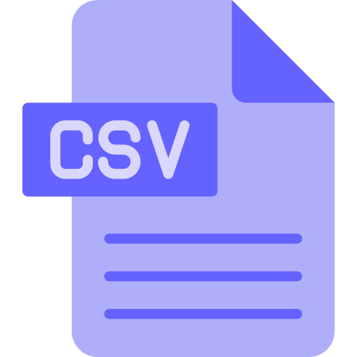 csv Generic color fill icoon