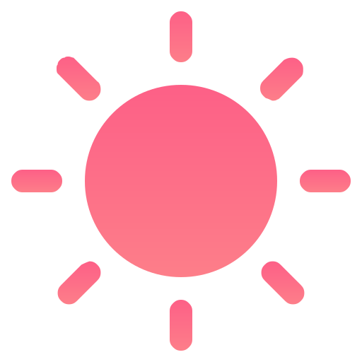 Солнце Generic gradient outline иконка