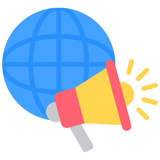 글로벌 마케팅 Generic color fill icon