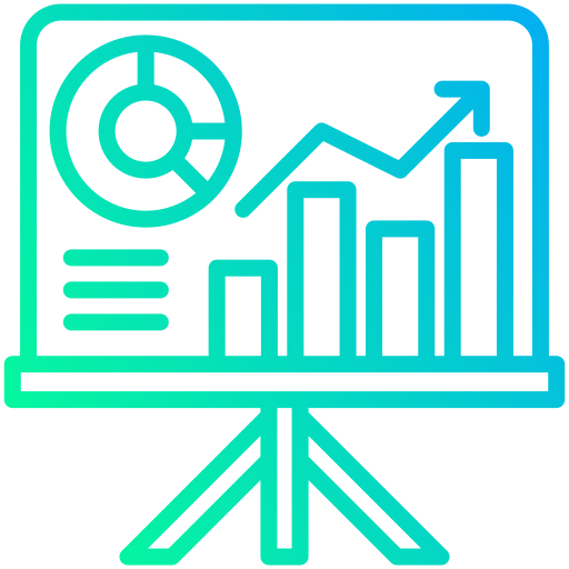 presentatie Generic gradient outline icoon