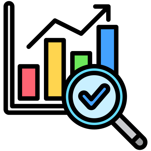 Market research Generic color lineal-color icon