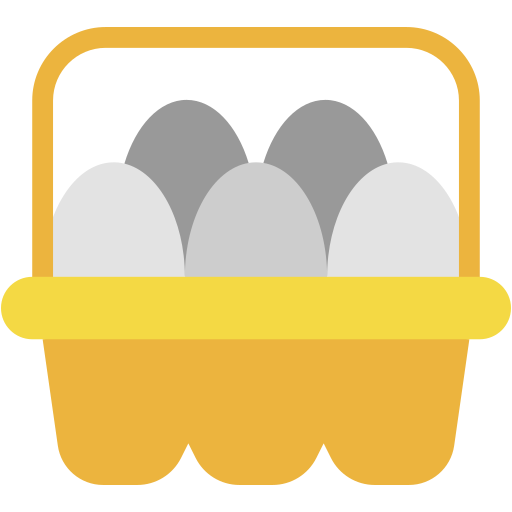 달걀 상자 Generic color fill icon