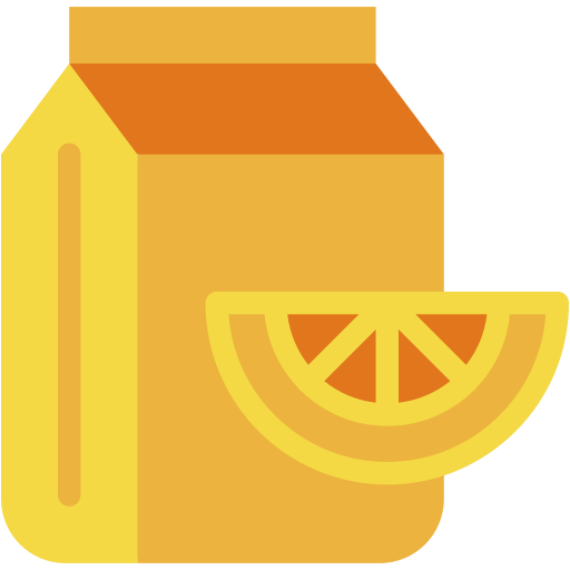 sinaasappelsap Generic color fill icoon