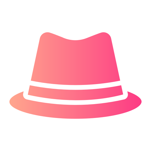 フェドーラ帽 Generic gradient fill icon