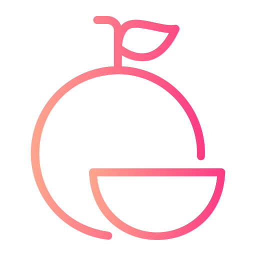 オレンジ Generic gradient outline icon