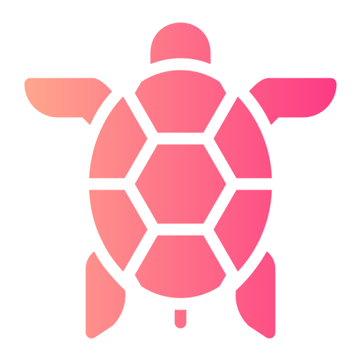 tartaruga Generic gradient fill icona
