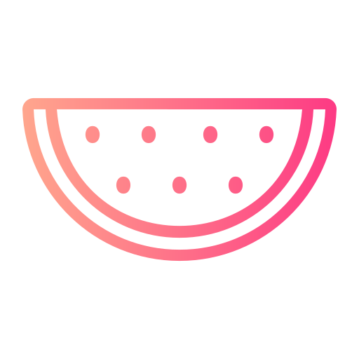 wassermelone Generic gradient outline icon