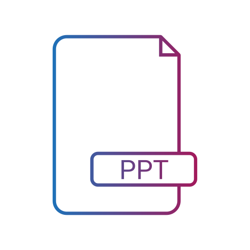 ppt-datei Generic gradient outline icon