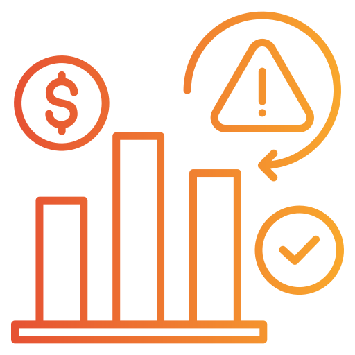 investering Generic gradient outline icoon