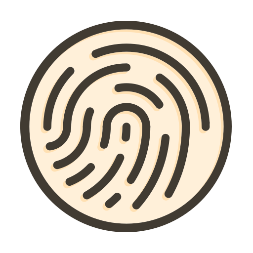 Fingerprint Generic color lineal-color icon