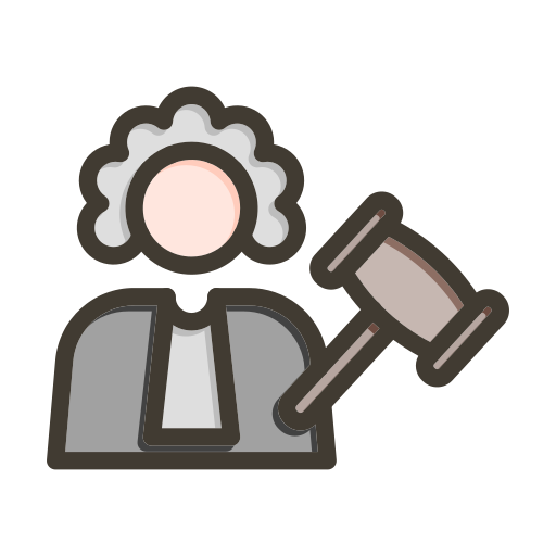 Judge Generic color lineal-color icon