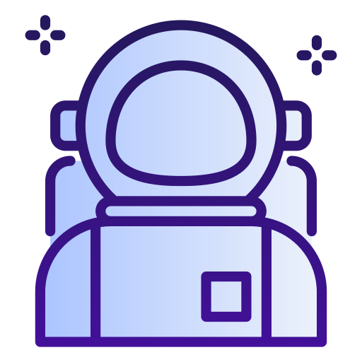 Astronaut Generic gradient lineal-color icon