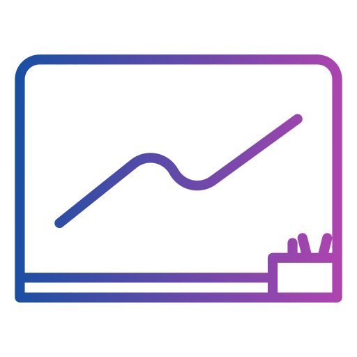 tableau blanc Generic gradient outline Icône