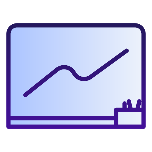 whiteboard Generic gradient lineal-color icon