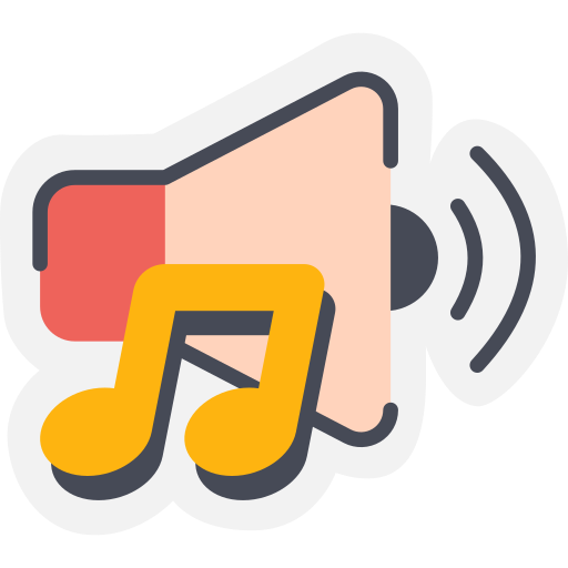 Audio system Generic color fill icon