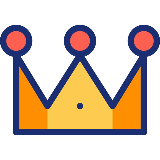 Crown Basic Accent Lineal Color icon