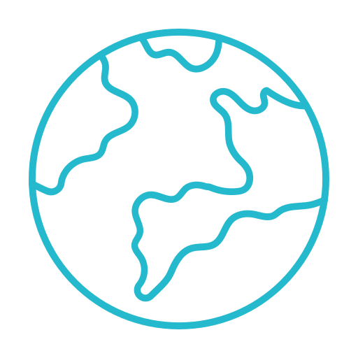 Planet earth Generic color outline icon