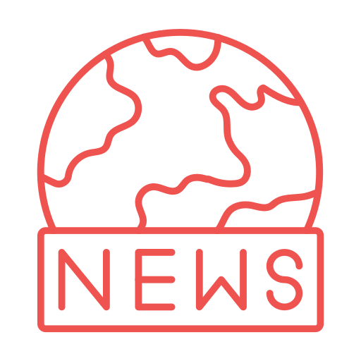 세계 뉴스 Generic color outline icon
