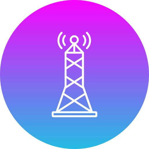 Signal tower Generic gradient fill icon