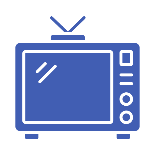 Television Generic color fill icon