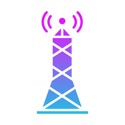 Сигнальная башня Generic gradient fill иконка