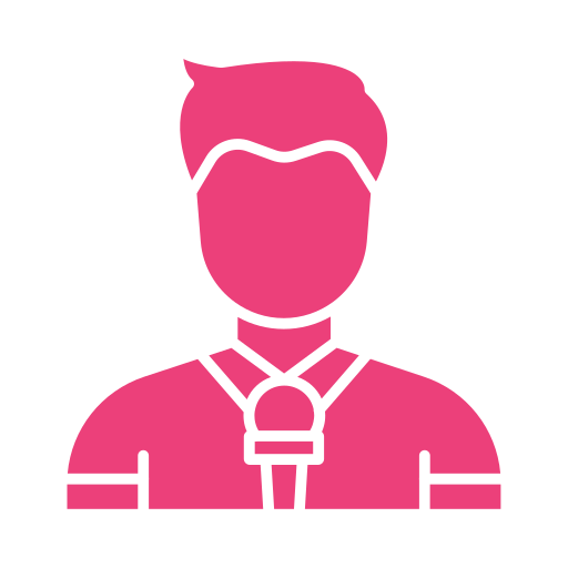 Journalist Generic color fill icon