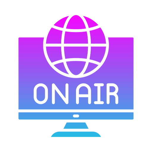 On air Generic gradient fill icon