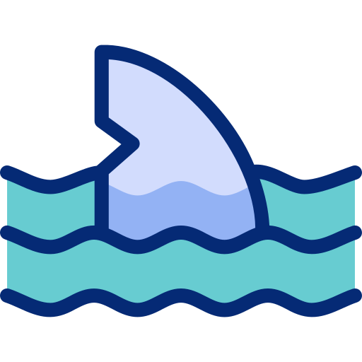 Shark Basic Accent Lineal Color icon