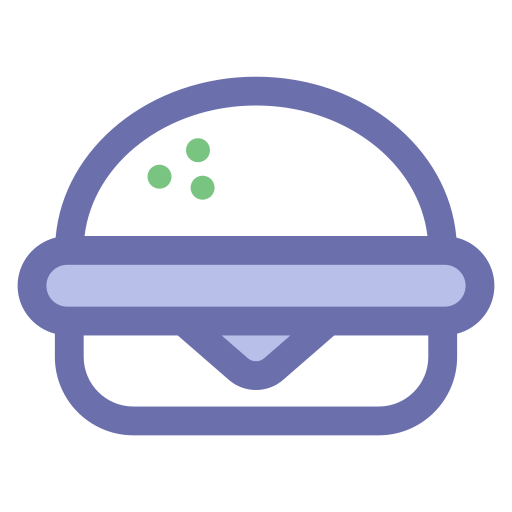 hamburguesa Generic color lineal-color icono