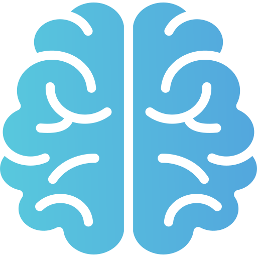 人間の脳 Generic gradient fill icon