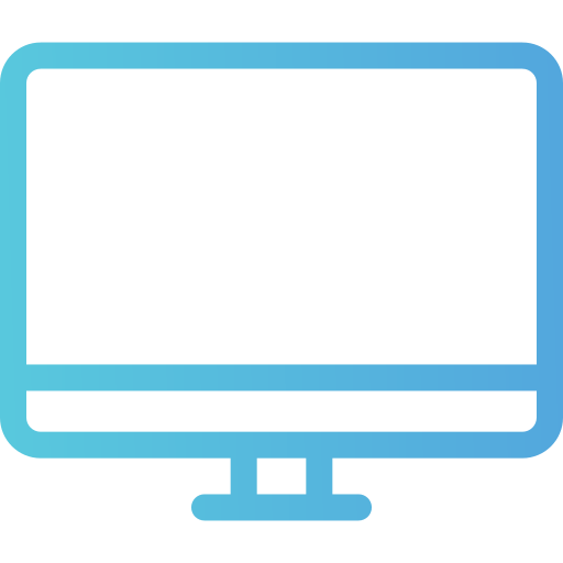 computadora Generic gradient outline icono