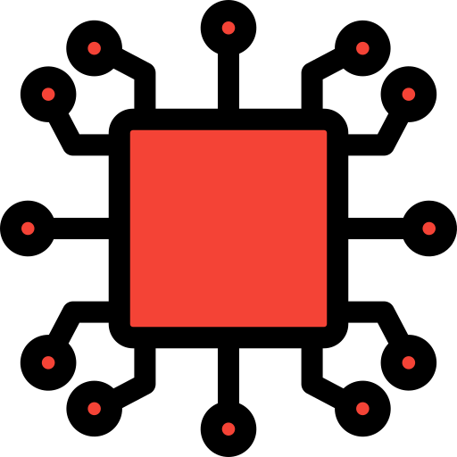 o circuito Generic color lineal-color Ícone