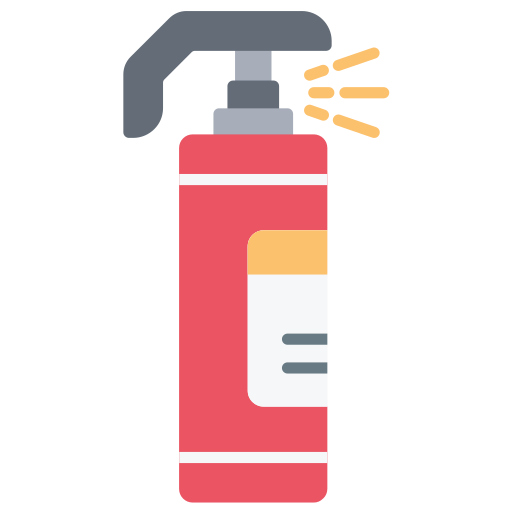 Pepper spray Generic color fill icon