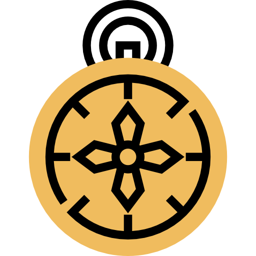 kompas Meticulous Yellow shadow ikona