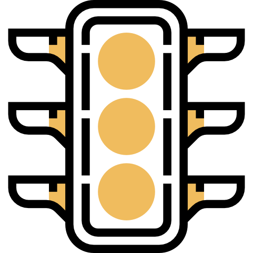 semáforo Meticulous Yellow shadow icono