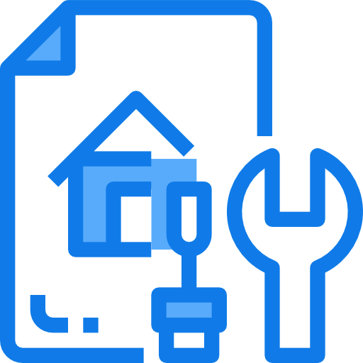 Home repair Justicon Blue icon