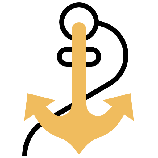 Anchor Meticulous Yellow shadow icon