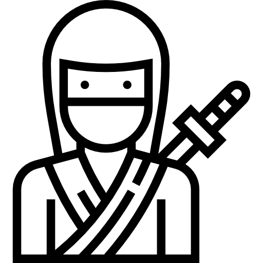 忍者 Meticulous Line icon